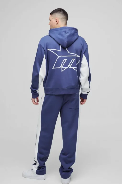 Regular Fit M Star Side Panel Jogger