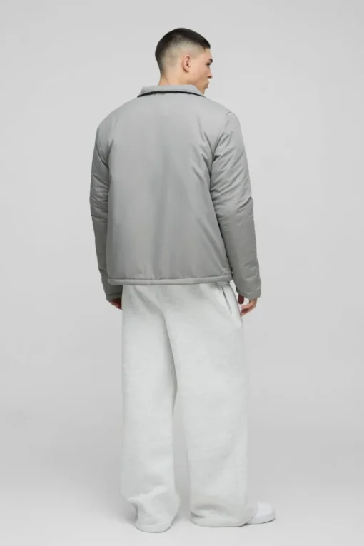 Regular Fit Nylon Coach Jacket