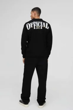 Regular Fit Official Graphic Knitted Cardigan
