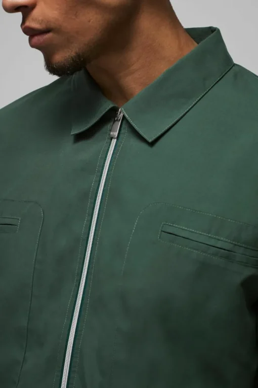 Regular Fit Pocket Detail Nylon Set