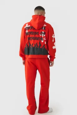 Regular Gusset Print Cross Jogger