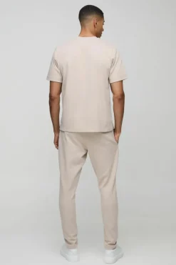 Regular Interlock T-shirt And Jogger