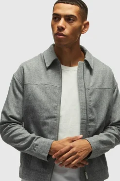 Regular Pinstripe Overshirt & Tapered Fit Trouser Set