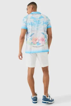 Regular Revere Floral Short Sleeve Shirt