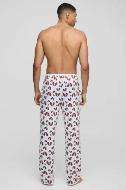 Relaxed Broken Hearts Lounge Bottoms