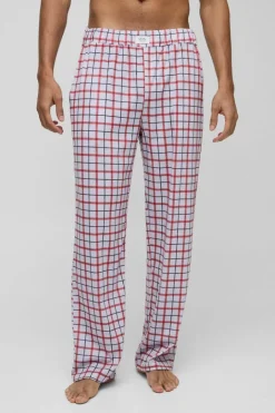 Relaxed Check Lounge Joggers