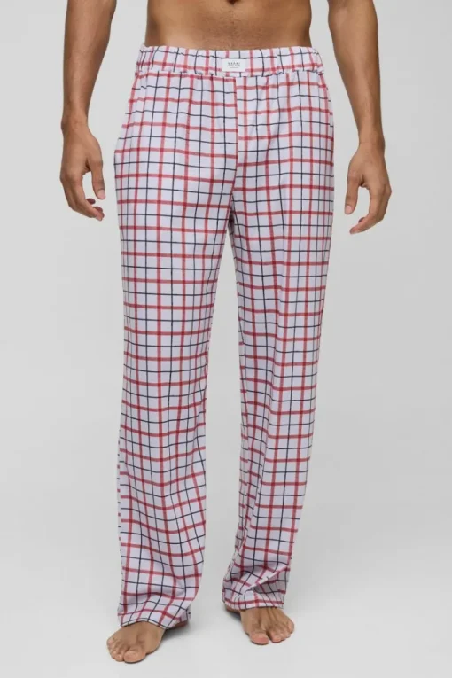 Relaxed Check Lounge Joggers