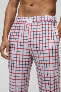 Relaxed Check Lounge Joggers