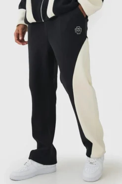 Relaxed Colour Block Polar Fleece High Gusset Jogger