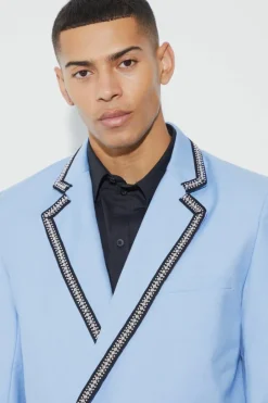 Relaxed Fit Double Breasted Suit