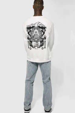 Relaxed Fit Lightning Jacquard Jeans