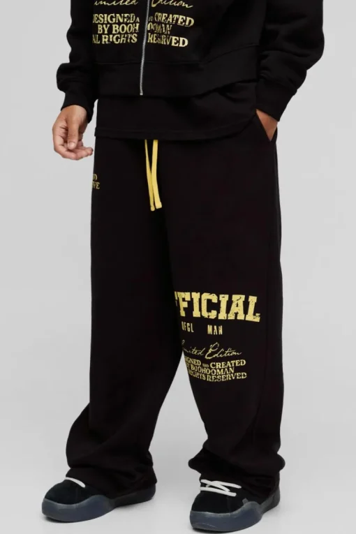 Relaxed Fit Official Print Joggers