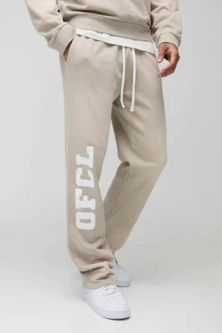 Relaxed Fit Spray Wash Ofcl Printed Jogger