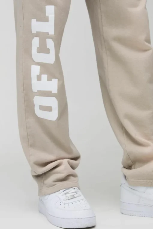 Relaxed Fit Spray Wash Ofcl Printed Jogger