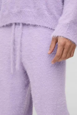 Relaxed Fit Super Fluffy Knitted Joggers