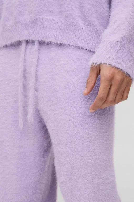 Relaxed Fit Super Fluffy Knitted Joggers