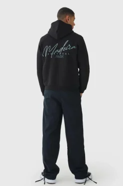 Relaxed Fit Textured Ripstop Trousers