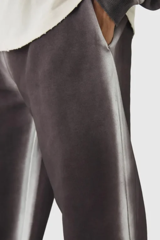 Relaxed Fit Washed Seam Joggers