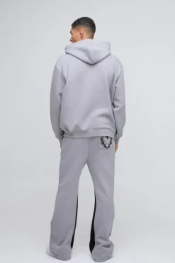 Relaxed Flare Cold Hearted Puff Print Gusset Jogger