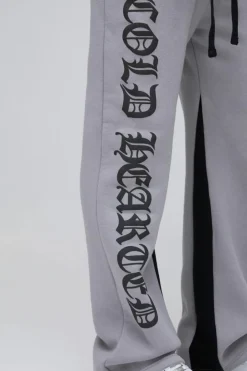Relaxed Flare Cold Hearted Puff Print Gusset Jogger