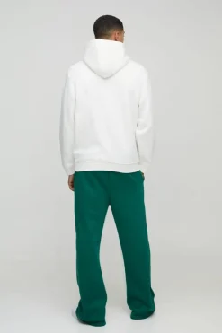Relaxed Flare Official Varsity Distressed Gusset Jogger