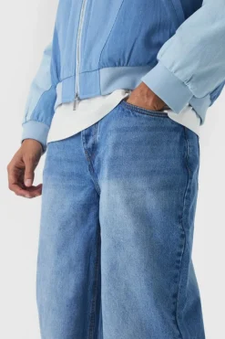 Relaxed Rigid Jeans in Light Blue