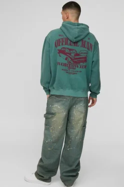Relaxed Rigid Paint Splatter Carpenter Denim Jeans