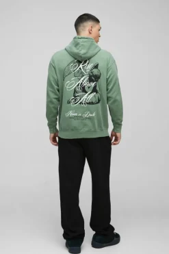 Renaissance Text Graphic Hoodie