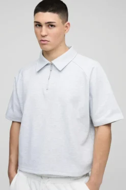 Scuba Raglan Zip Polo