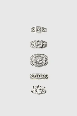 Signet Ring 5 Pack
