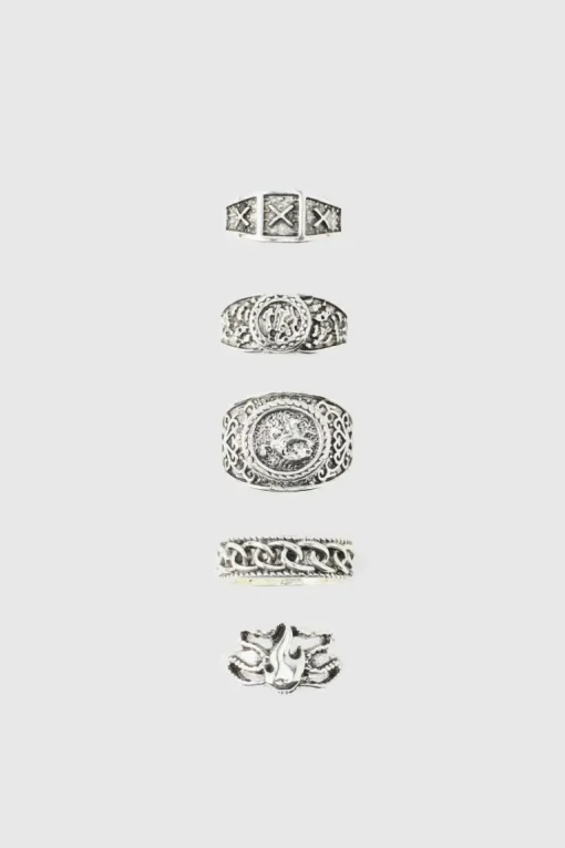 Signet Ring 5 Pack