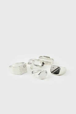 Signet Ring 5 Pack