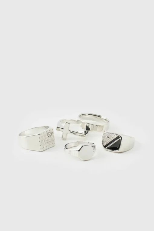 Signet Ring 5 Pack