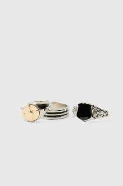 Signet Ring 3 Pack