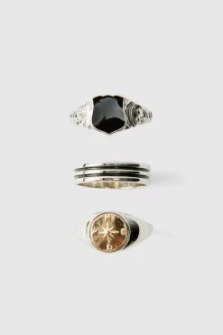 Signet Ring 3 Pack