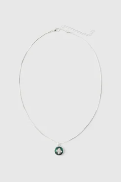 Silver Cross Pendant Necklace