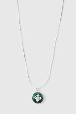 Silver Cross Pendant Necklace