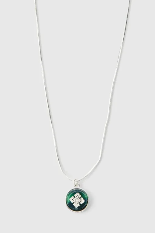 Silver Cross Pendant Necklace