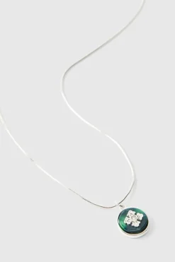 Silver Cross Pendant Necklace