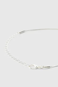 Silver Cross Pendant Necklace