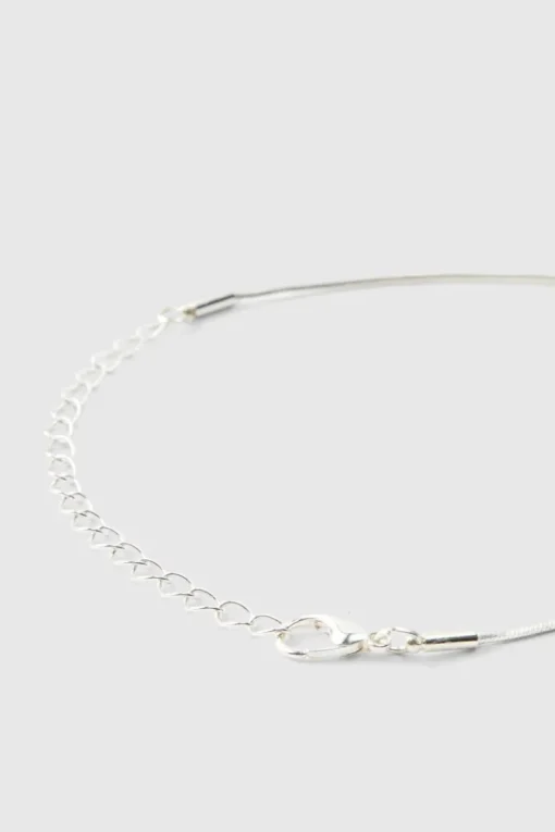 Silver Cross Pendant Necklace