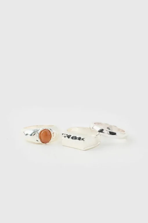 Silver Rings 3 Pack