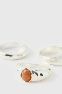 Silver Rings 3 Pack