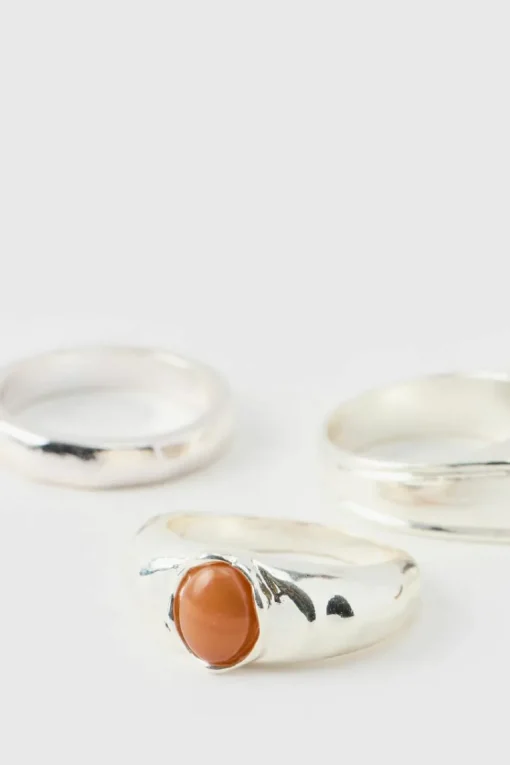 Silver Rings 3 Pack