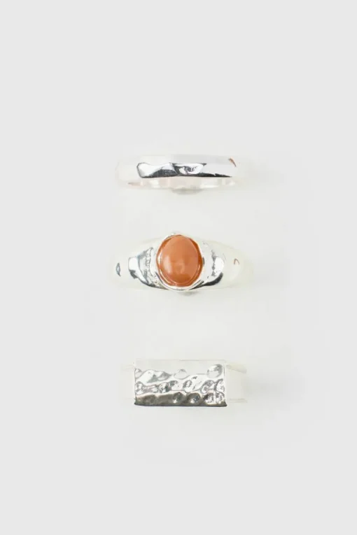 Silver Rings 3 Pack