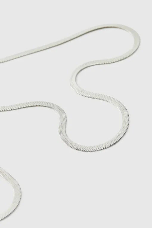 Silver Zip Necklace