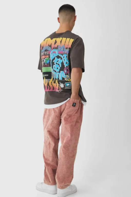 Skate Fit Woven Tab Cord Trouser