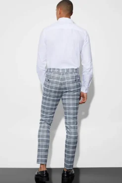 Skinny Check Suit