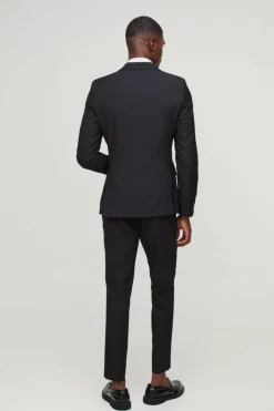 Skinny Cropped Suit Trousers