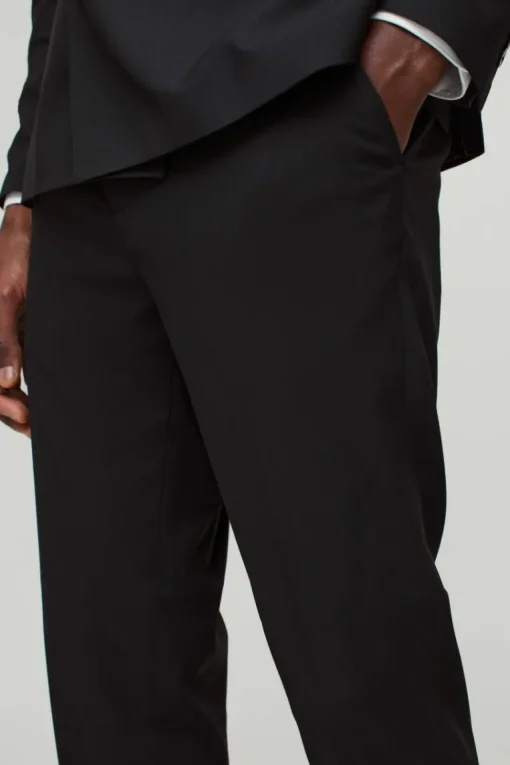 Skinny Cropped Suit Trousers